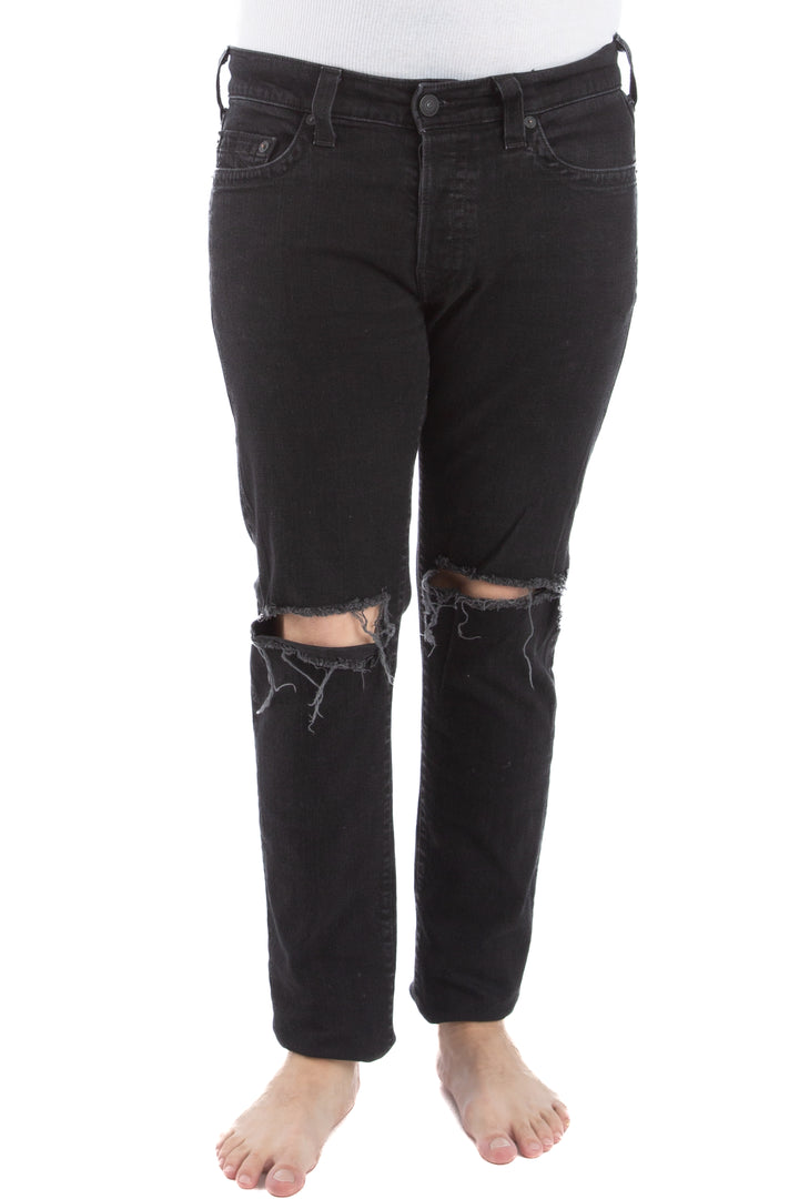 Jeans True Religion negro, vista frontal – ClosetRehab