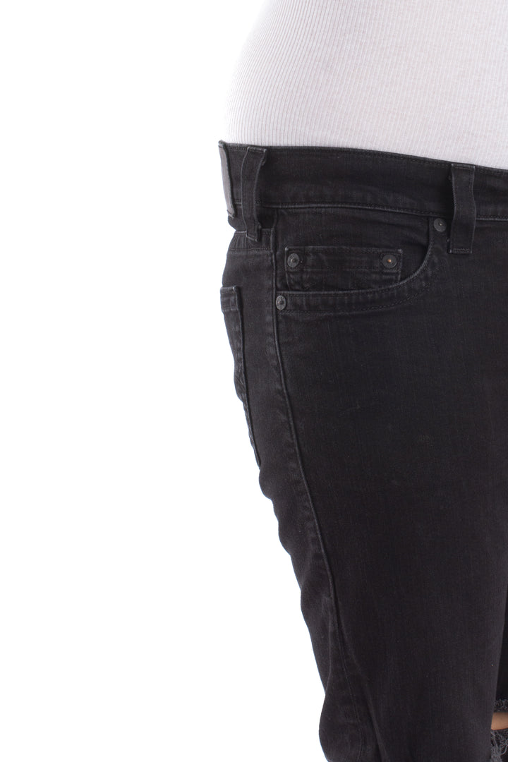 Jeans True Religion negro, detalle 5 – ClosetRehab