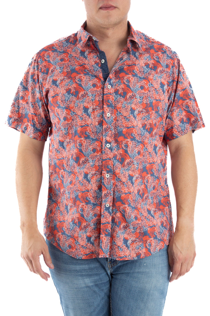 Camisa Cremieux rojo, vista frontal – ClosetRehab