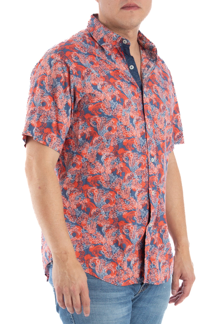 Camisa Cremieux rojo, vista posterior – ClosetRehab