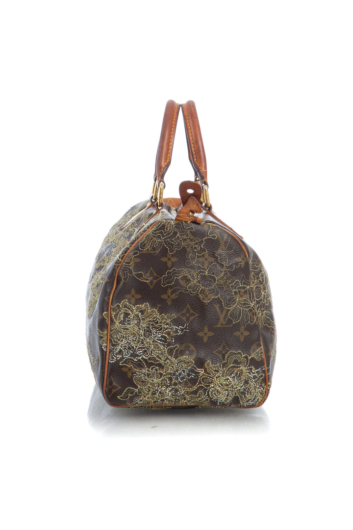 Bolsa Louis Vuitton café, vista lateral – ClosetRehab