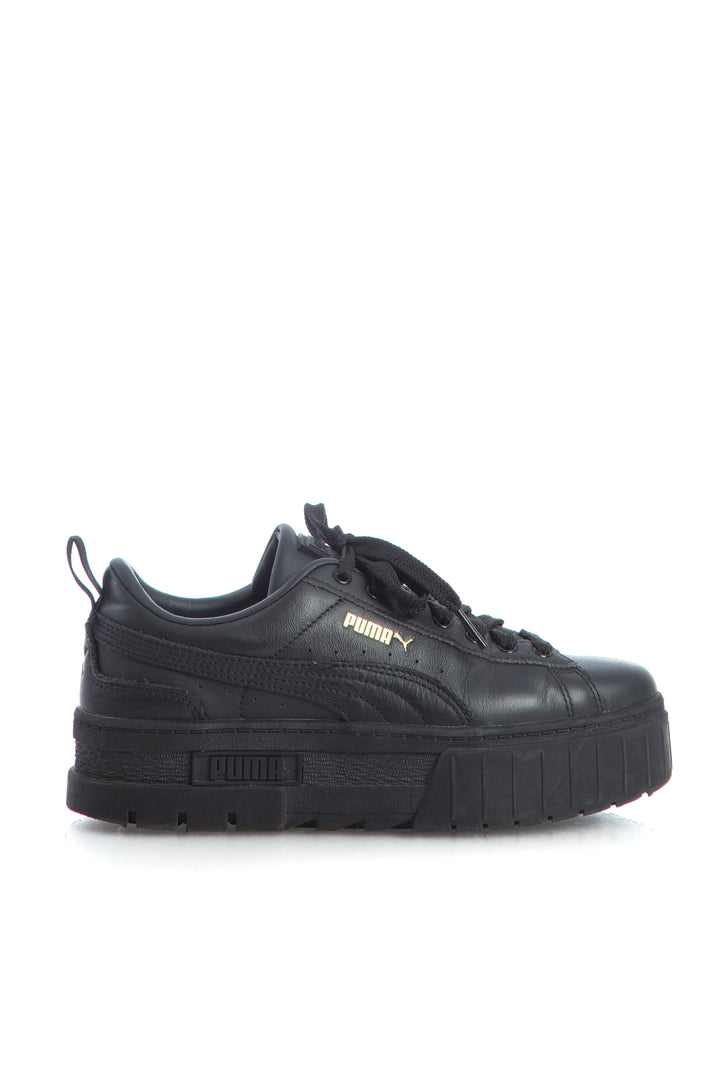Zapato Puma negro, vista frontal – ClosetRehab