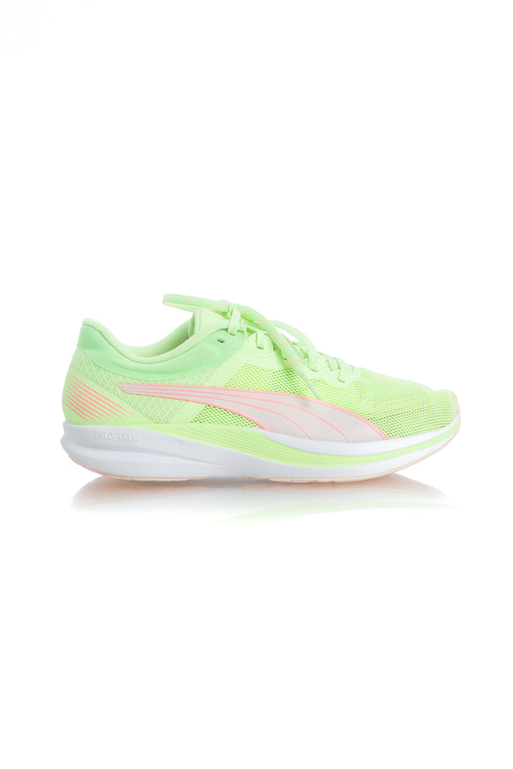 Zapato Puma verde, vista frontal – ClosetRehab