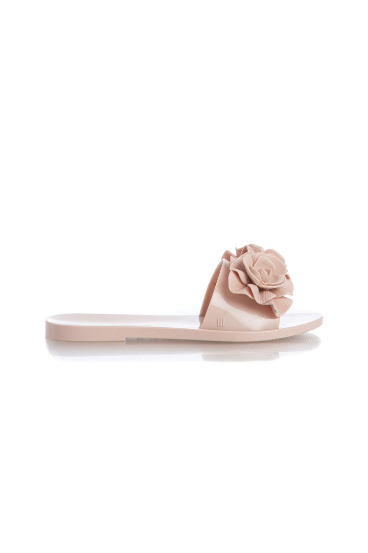 Zapato Melissa beige, vista frontal – ClosetRehab