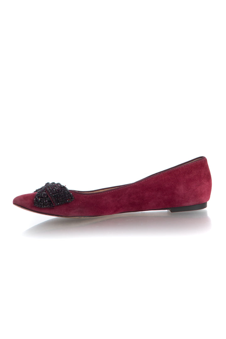 Zapato Tory Burch rojo, detalle 5 – ClosetRehab