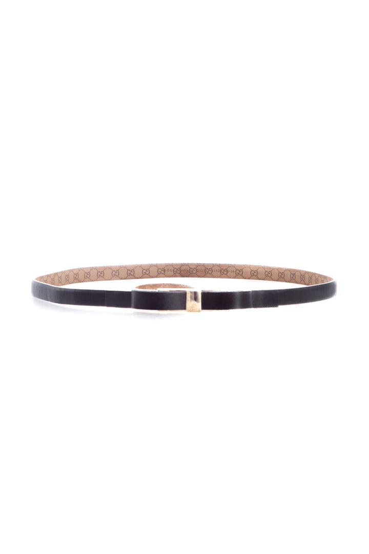 Cinturón Gucci negro, vista posterior – ClosetRehab