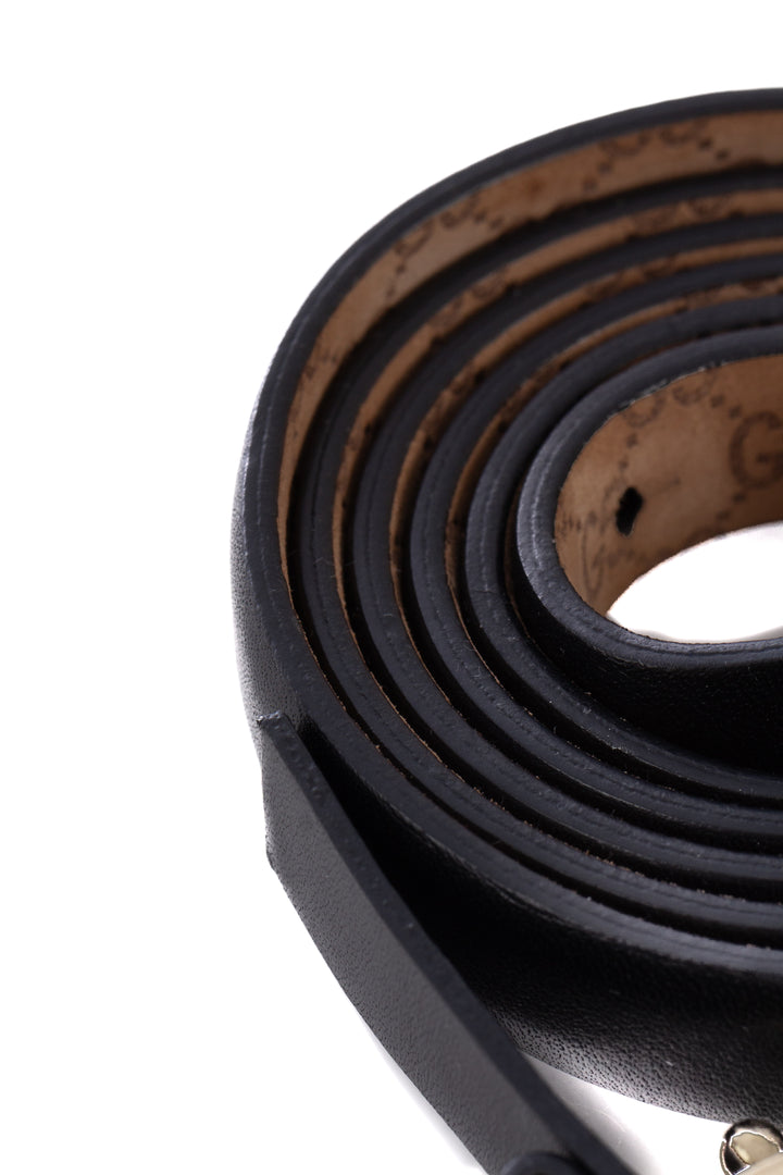 Cinturón Gucci negro, detalle – ClosetRehab