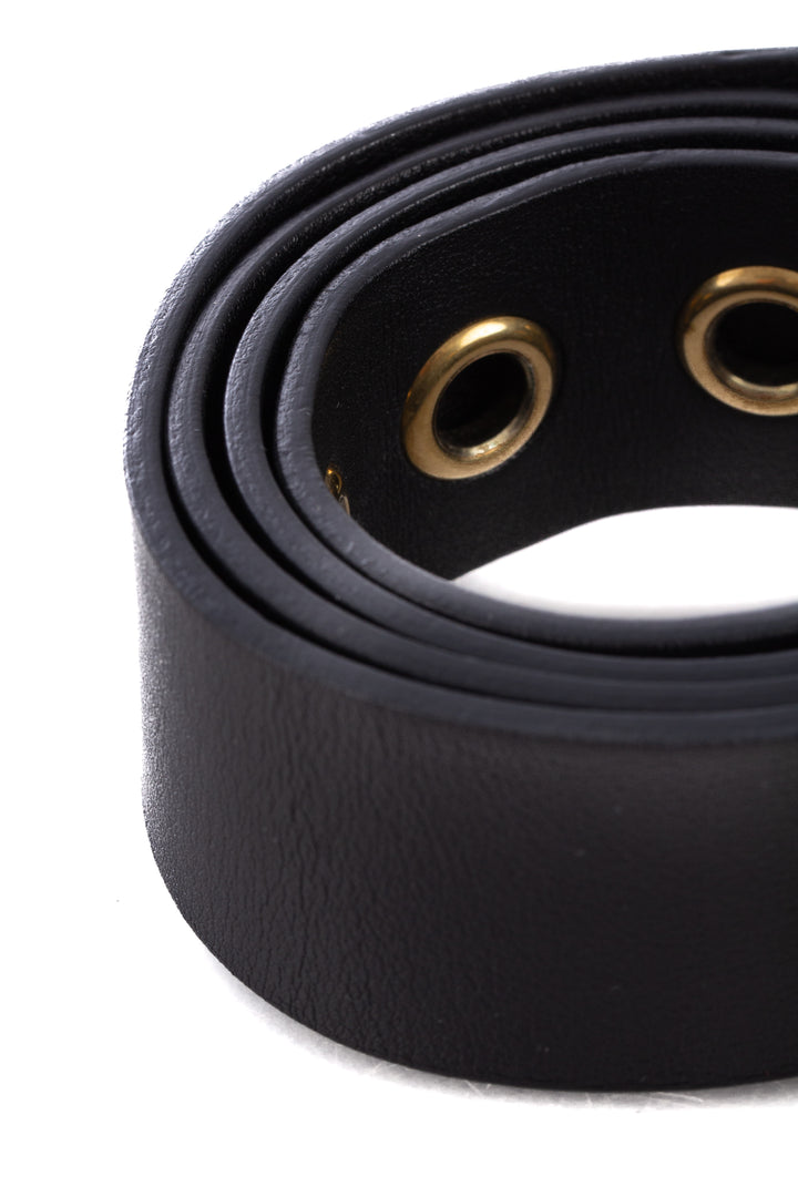 Cinturón Christian Dior negro, detalle – ClosetRehab