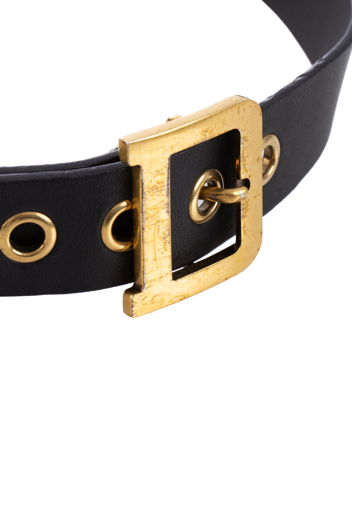 Cinturón Christian Dior negro, detalle 6 – ClosetRehab
