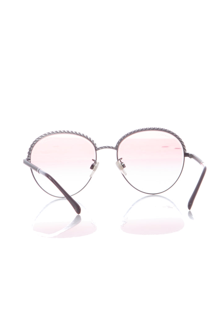 Lentes Chanel plateado, vista lateral – ClosetRehab
