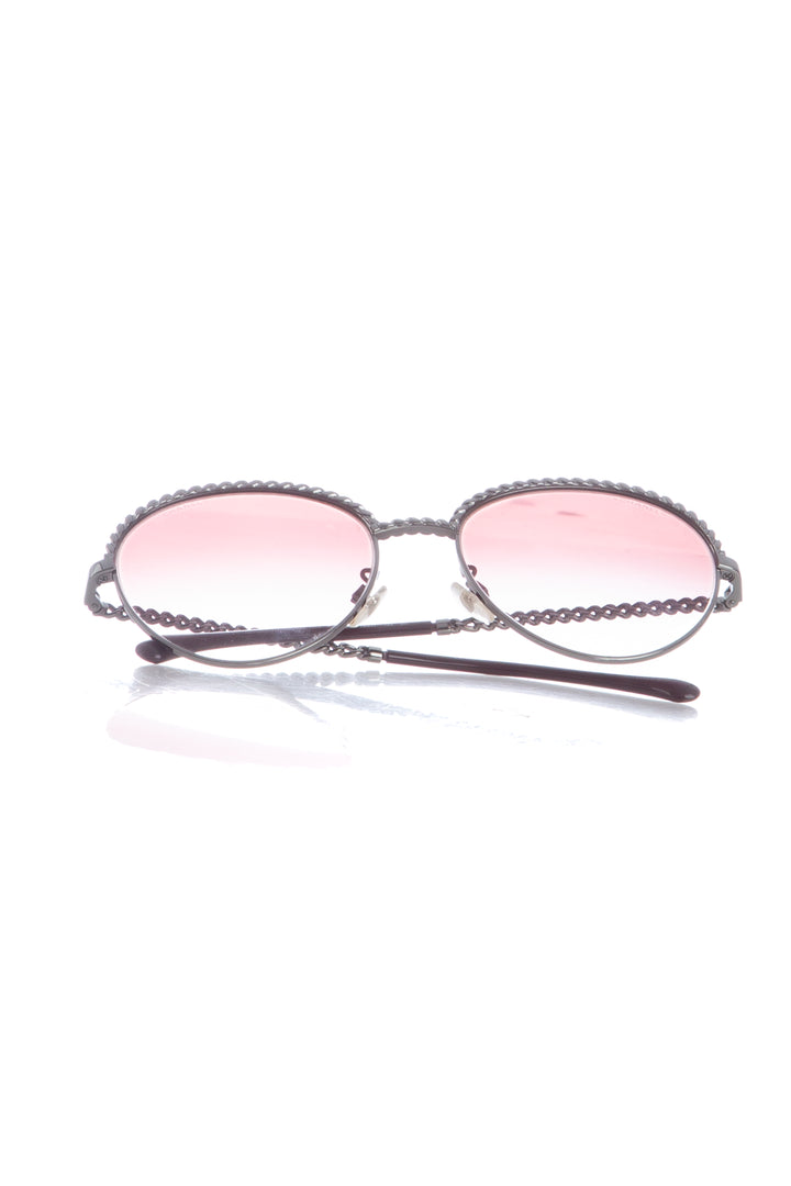 Lentes Chanel plateado, detalle 5 – ClosetRehab