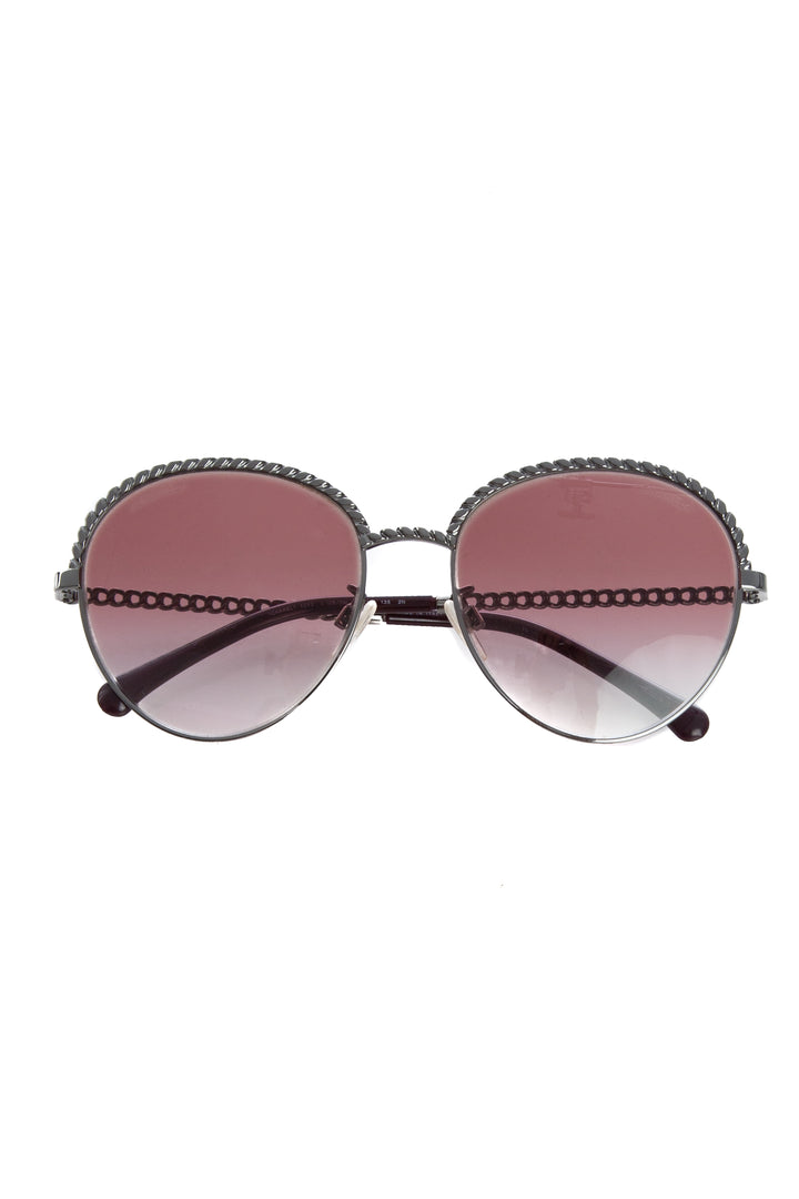 Lentes Chanel plateado, detalle 6 – ClosetRehab