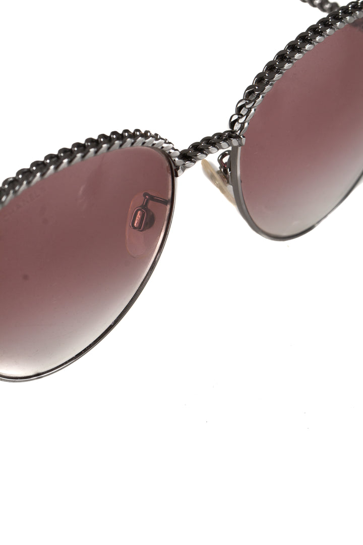 Lentes Chanel plateado, detalle 7 – ClosetRehab