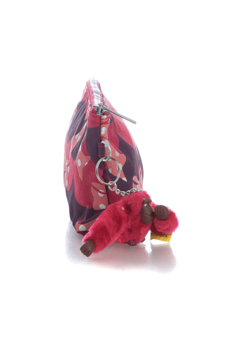 Bolsa Kipling rojo y rosa, vista posterior – ClosetRehab