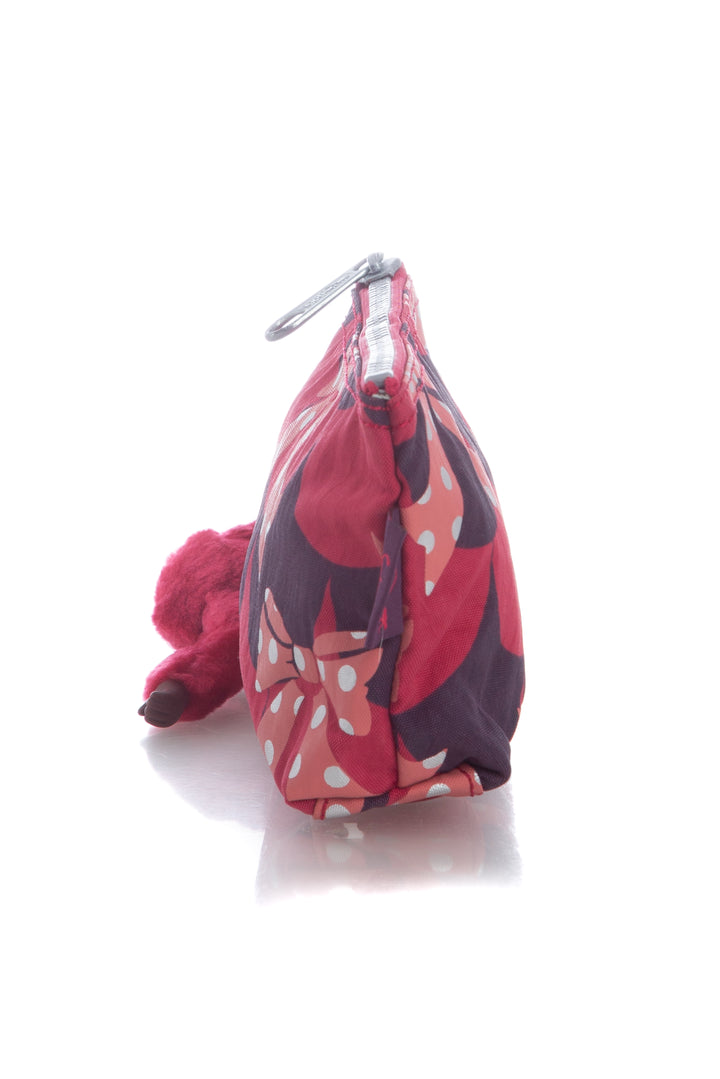 Bolsa Kipling rojo y rosa, detalle – ClosetRehab