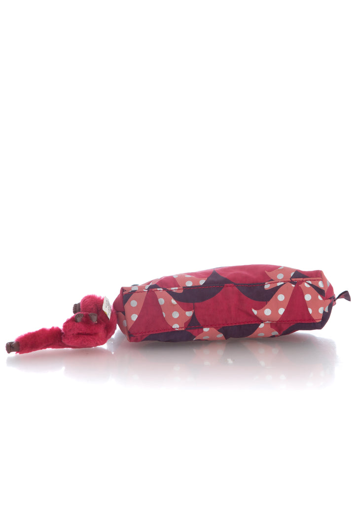 Bolsa Kipling rojo y rosa, detalle 5 – ClosetRehab