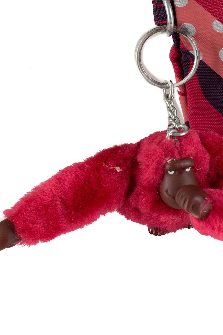 Bolsa Kipling rojo y rosa, detalle 6 – ClosetRehab