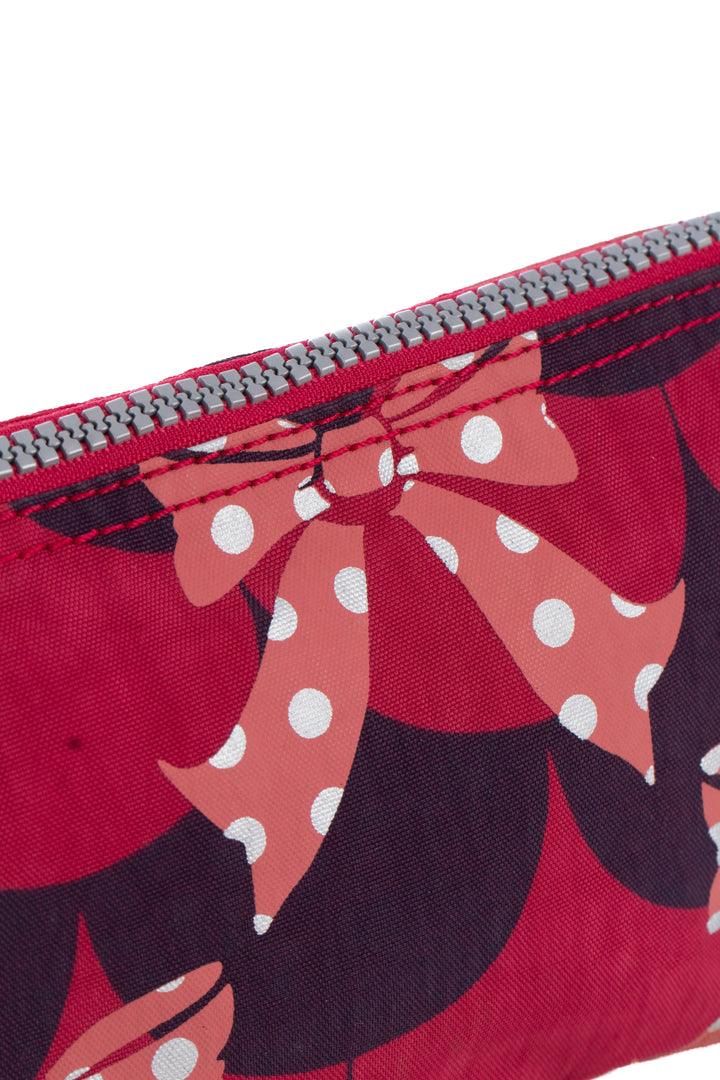 Bolsa Kipling rojo y rosa, detalle 7 – ClosetRehab