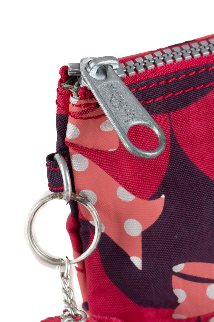 Bolsa Kipling rojo y rosa, detalle 8 – ClosetRehab