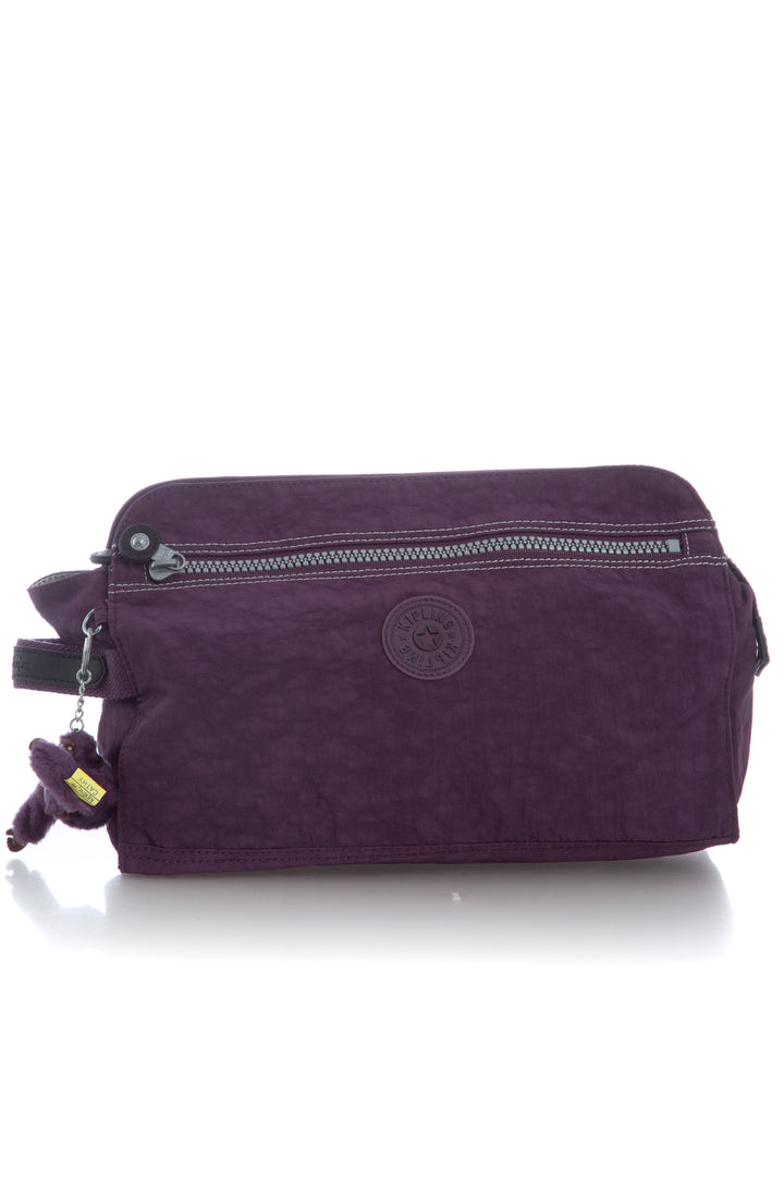 Bolsa Kipling morado, vista frontal – ClosetRehab