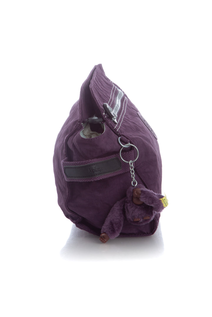 Bolsa Kipling morado, vista lateral – ClosetRehab