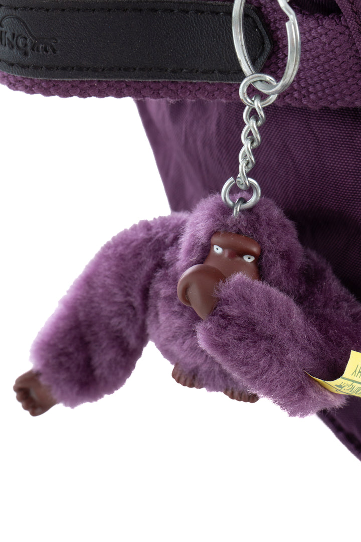 Bolsa Kipling morado, detalle 8 – ClosetRehab