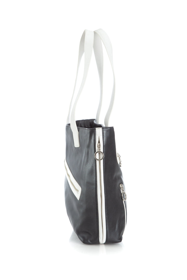 Bolsa DKNY negro, vista lateral – ClosetRehab
