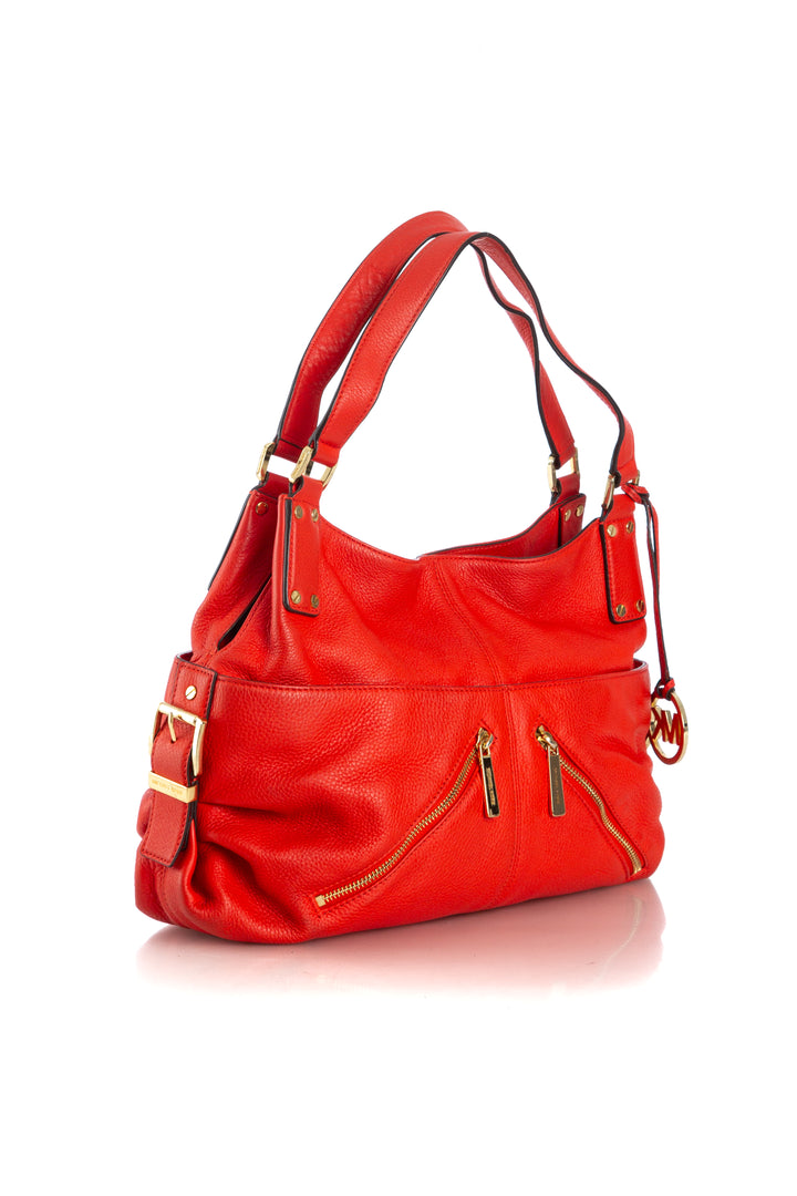 Bolsa Michael Kors rojo, vista posterior – ClosetRehab
