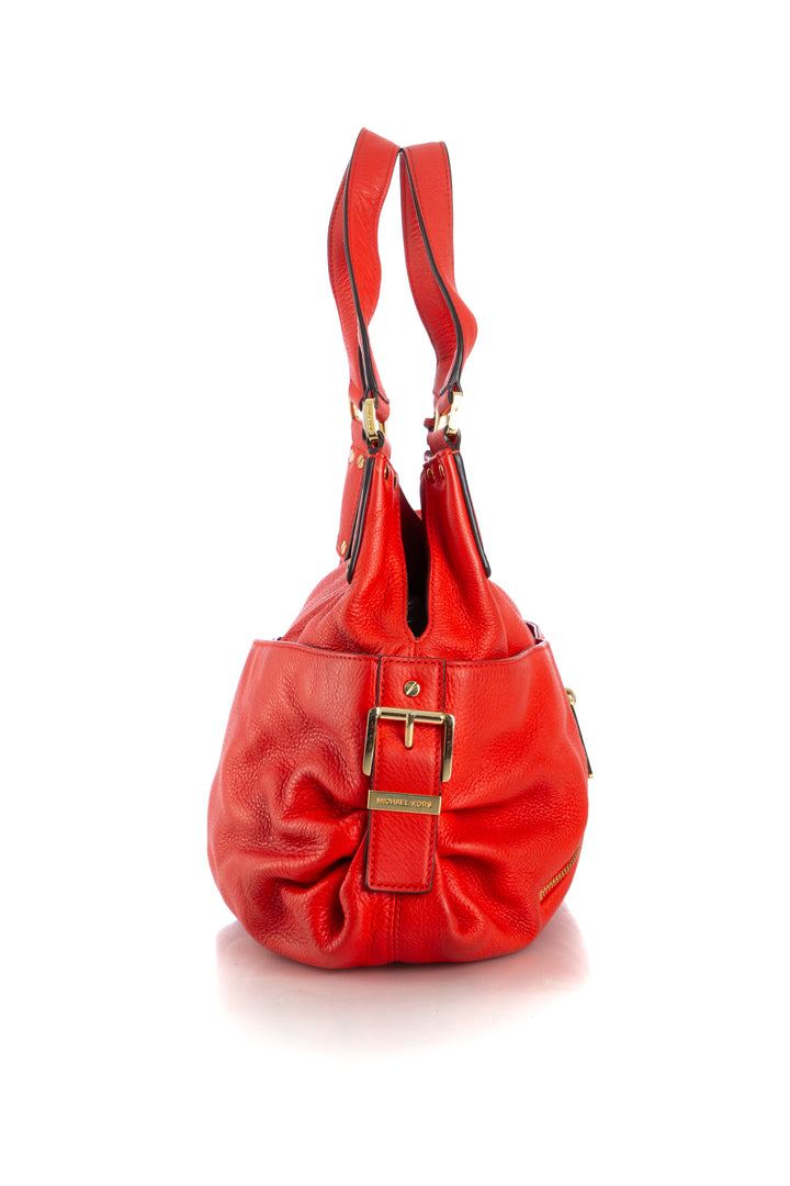 Bolsa Michael Kors rojo, vista lateral – ClosetRehab