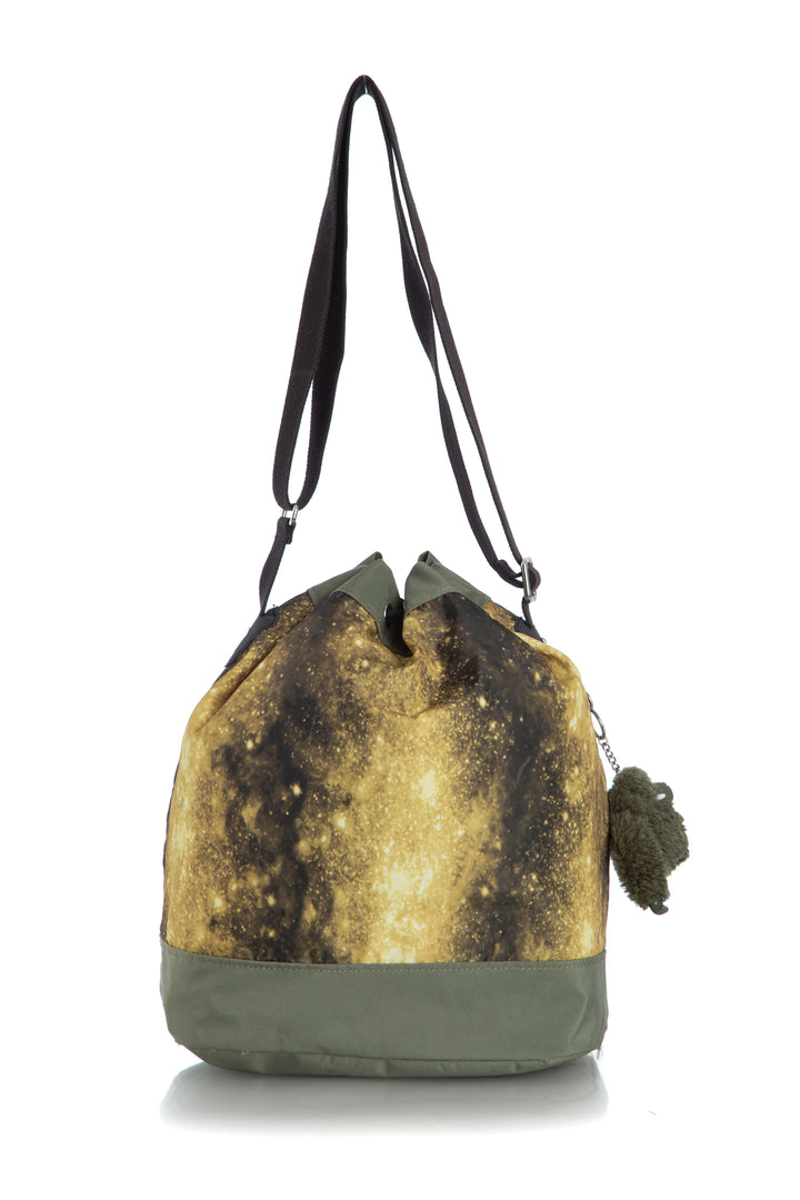 Bolsa Kipling verde, detalle – ClosetRehab