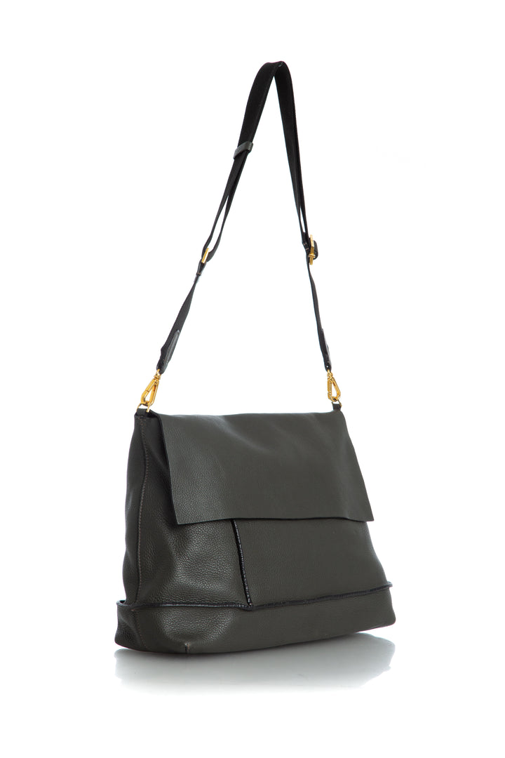 Bolsa Marni verde olivo y verde, vista posterior – ClosetRehab