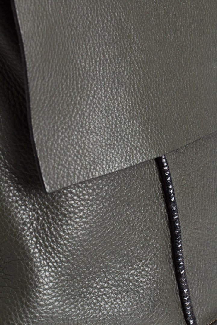 Bolsa Marni verde olivo y verde, detalle 7 – ClosetRehab