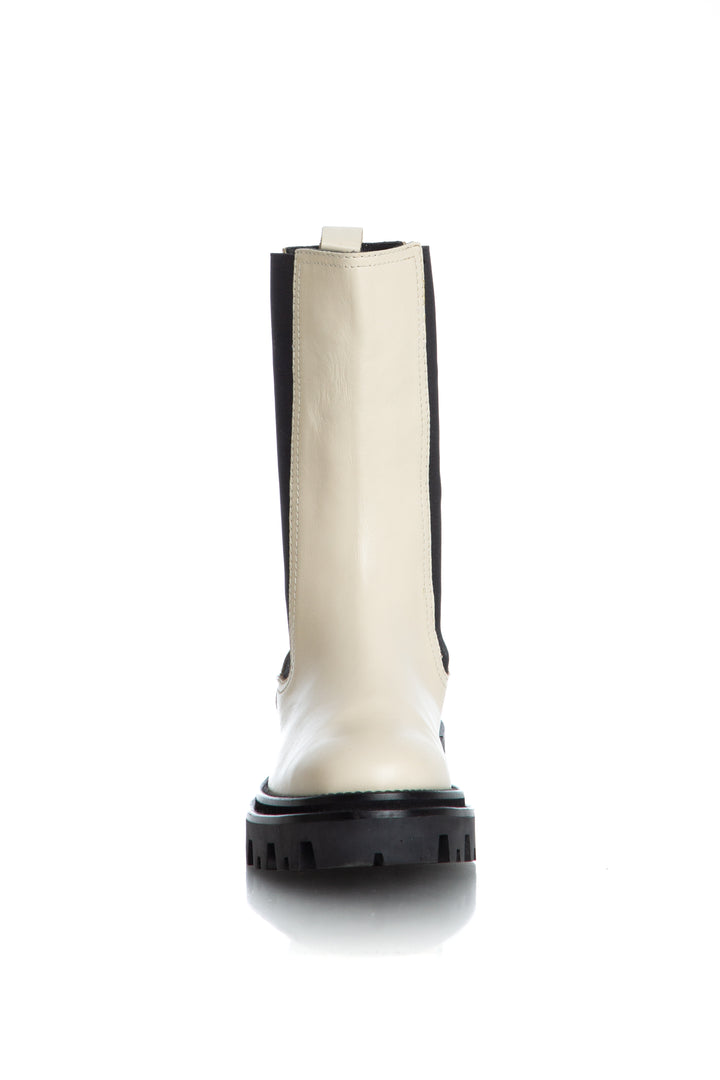 Bota Zara blanco, vista posterior – ClosetRehab