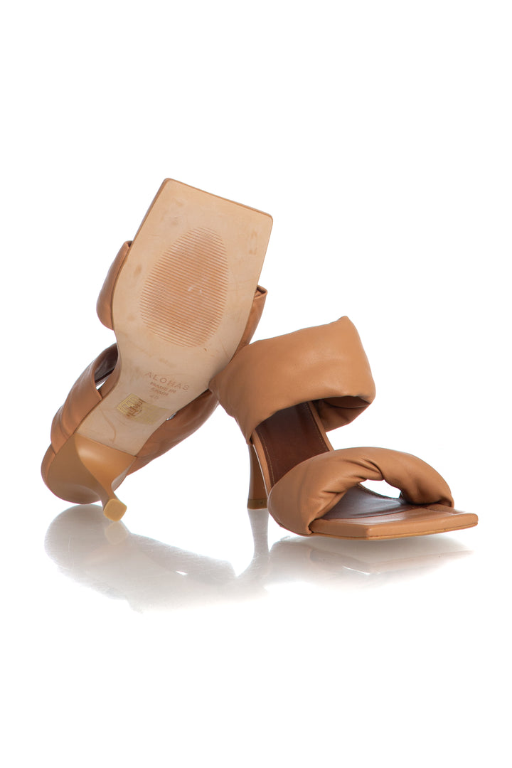 Zapato alohas café, detalle 8 – ClosetRehab