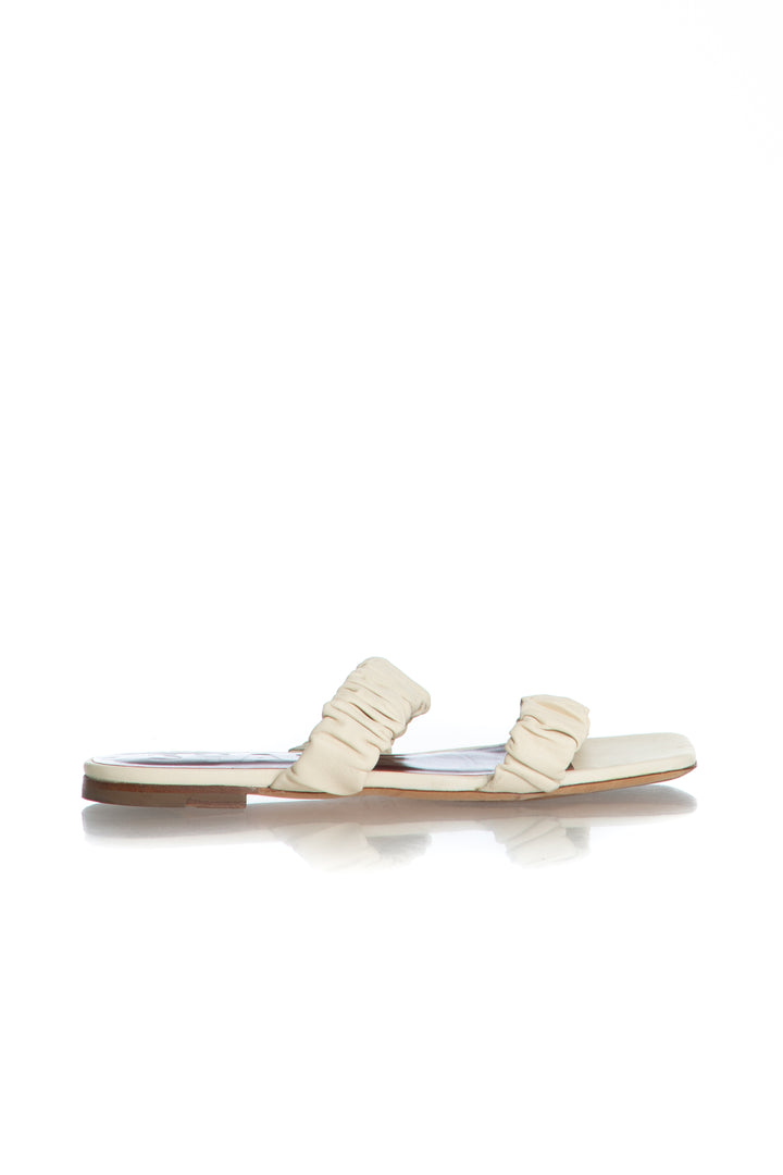 Zapato staud blanco, vista frontal – ClosetRehab