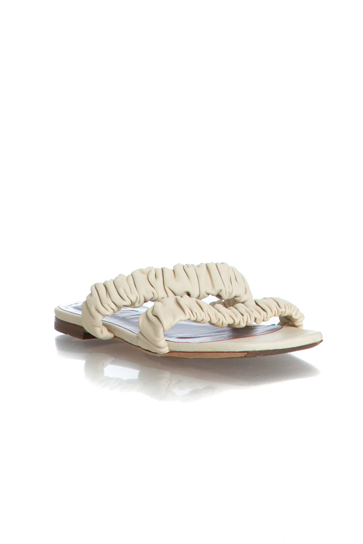 Zapato staud blanco, vista lateral – ClosetRehab