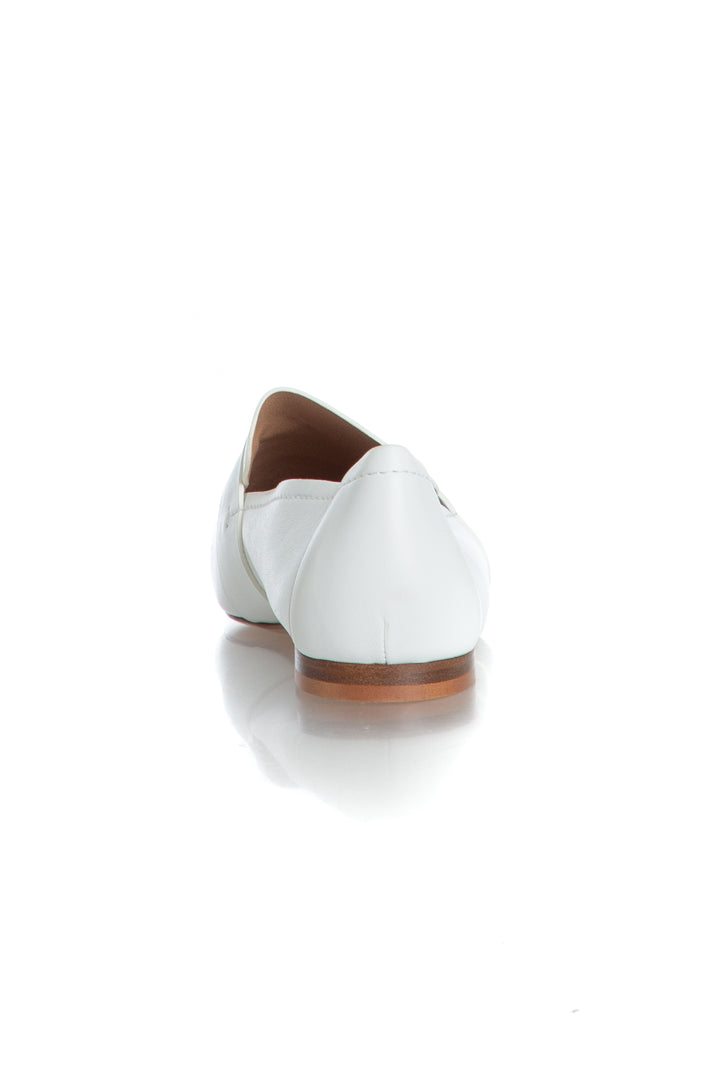 Zapato Mansur Gavriel blanco, detalle – ClosetRehab