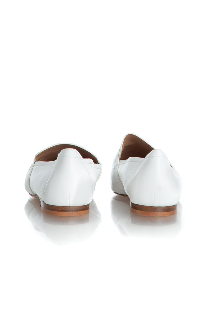 Zapato Mansur Gavriel blanco, detalle 5 – ClosetRehab