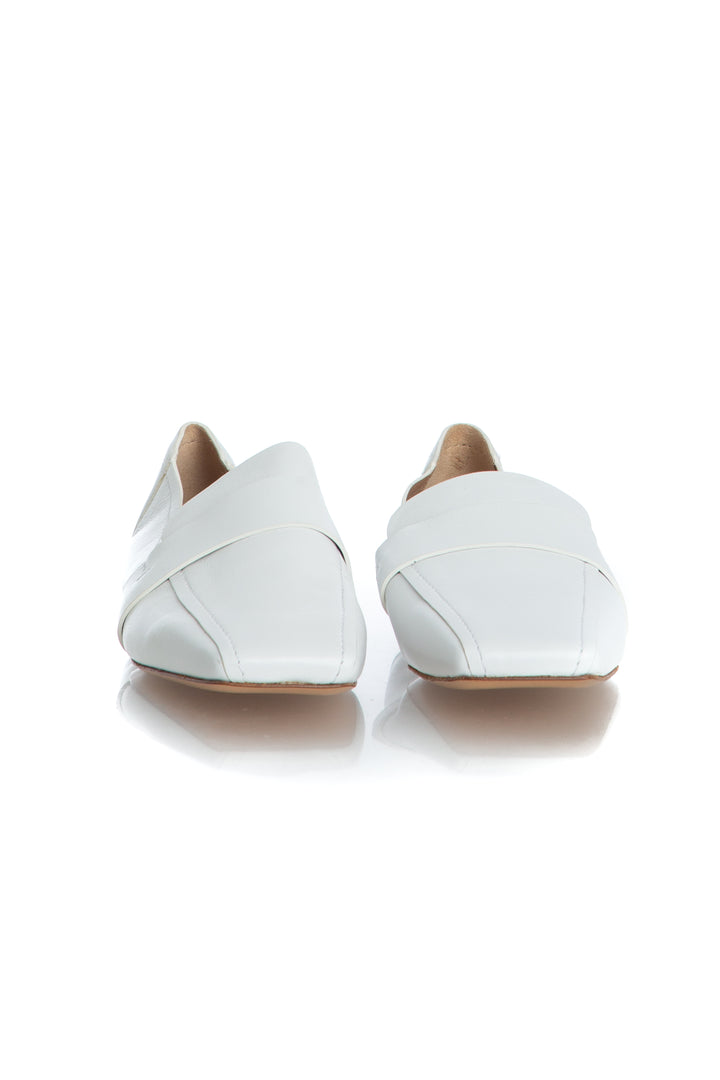 Zapato Mansur Gavriel blanco, detalle 6 – ClosetRehab