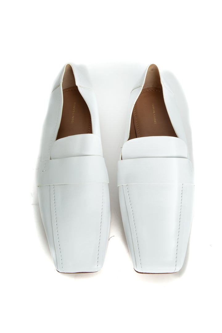 Zapato Mansur Gavriel blanco, detalle 7 – ClosetRehab