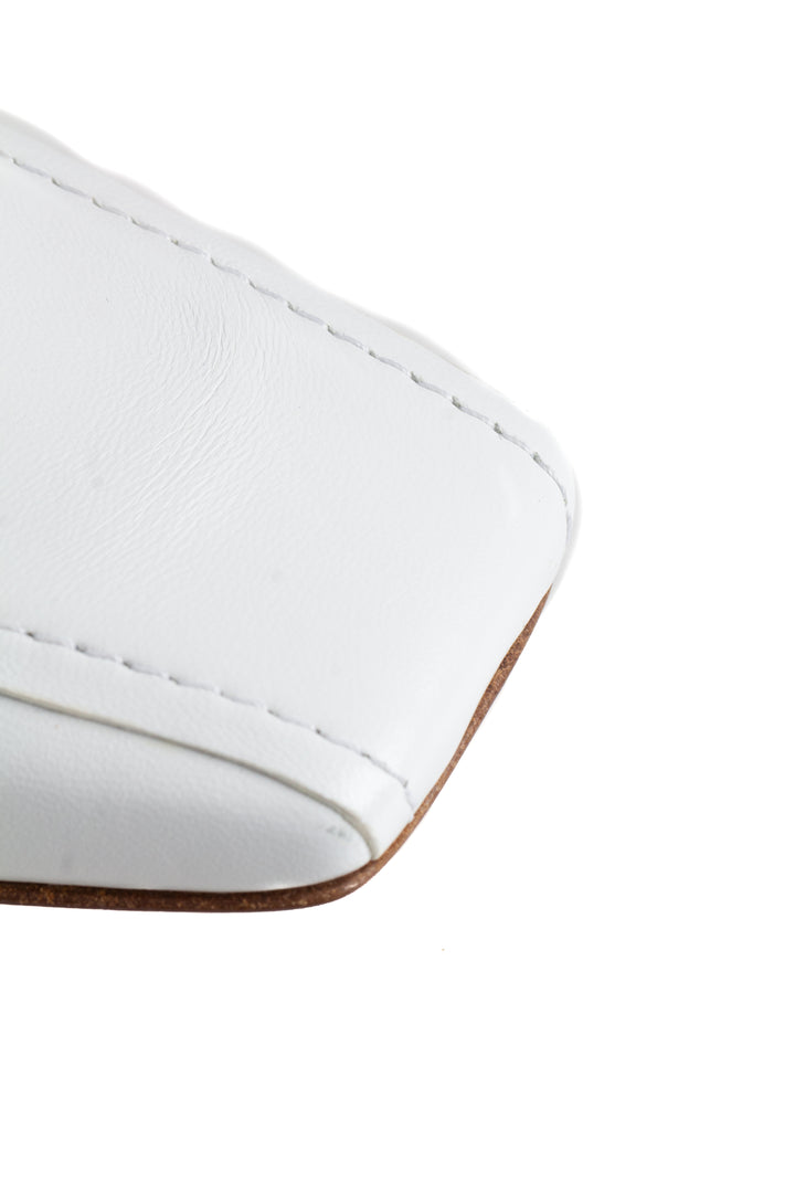 Zapato Mansur Gavriel blanco, detalle 9 – ClosetRehab