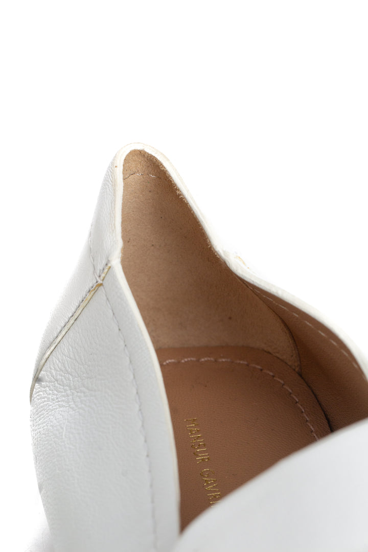 Zapato Mansur Gavriel blanco, detalle 11 – ClosetRehab