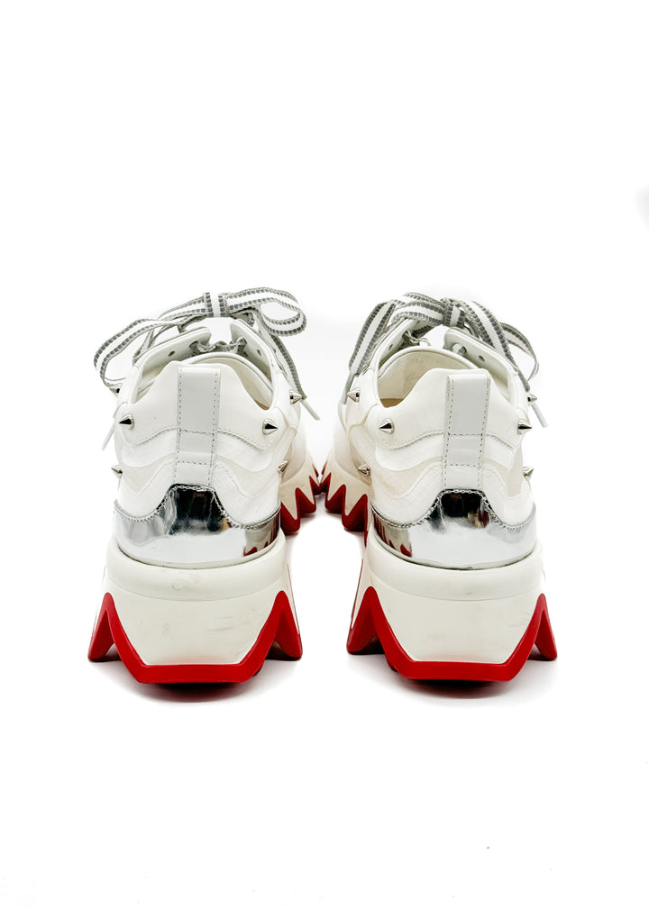 Zapato Christian Louboutin blanco, detalle 6 – ClosetRehab