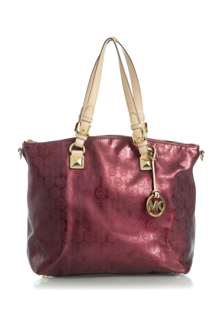 Bolsa Michael Kors rojo, vista posterior – ClosetRehab