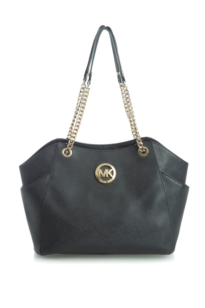 Bolsa Michael Kors negro, vista frontal – ClosetRehab