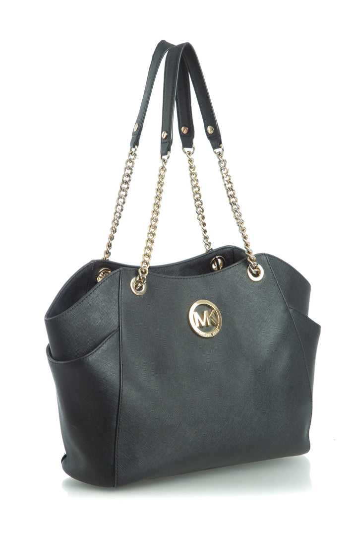 Bolsa Michael Kors negro, vista posterior – ClosetRehab