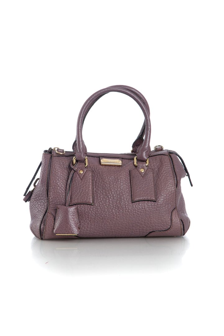 Bolsa Burberry morado, vista posterior – ClosetRehab