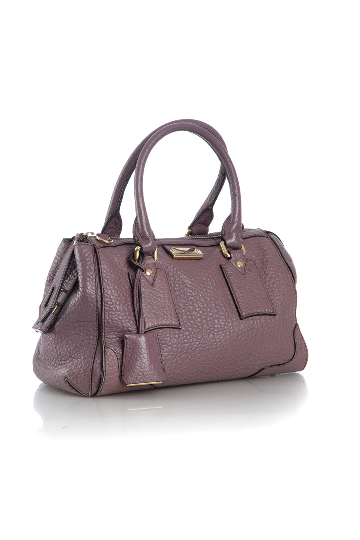 Bolsa Burberry morado, vista lateral – ClosetRehab