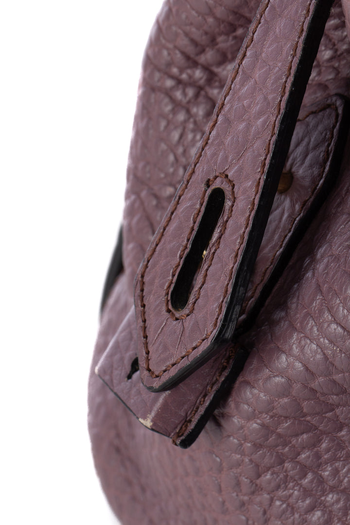 Bolsa Burberry morado, detalle 7 – ClosetRehab