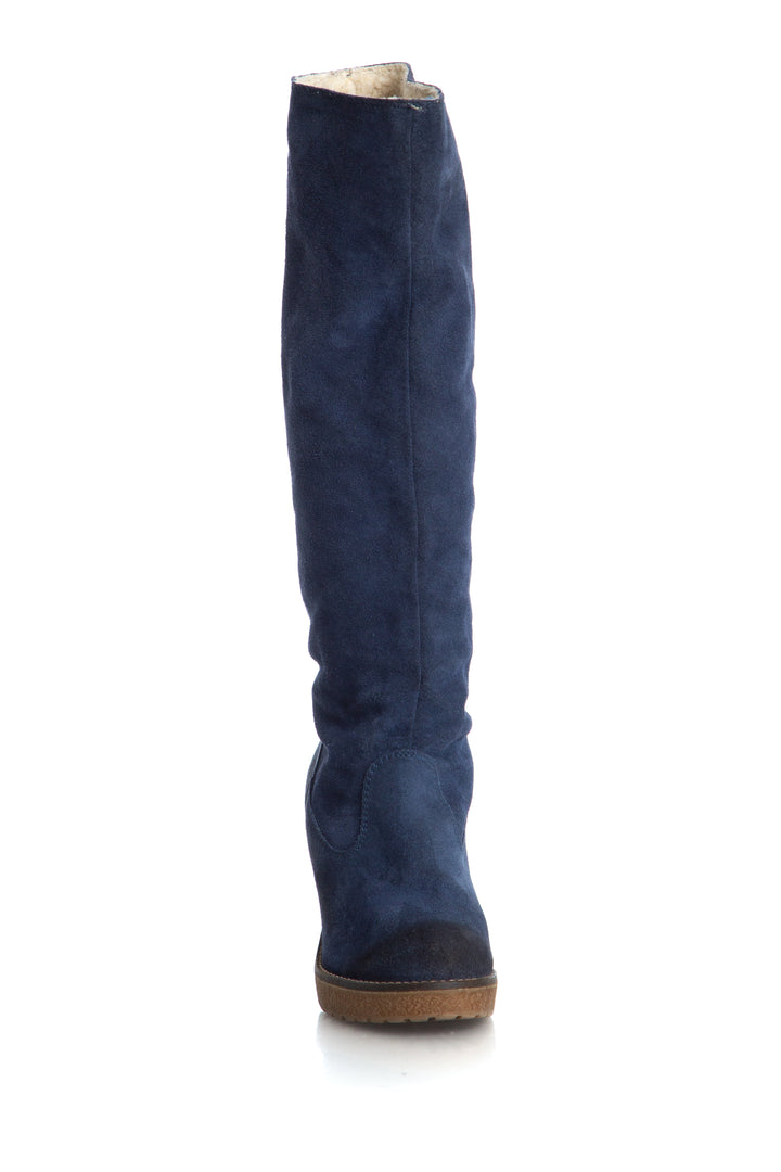 Zapato branchini azul, vista posterior – ClosetRehab
